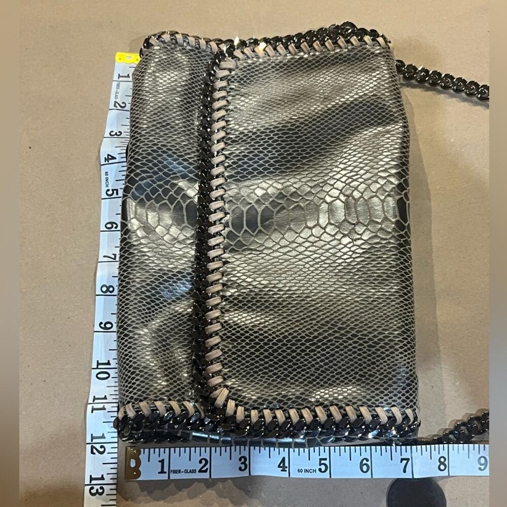 Stella Mccartney Eco Python Embossed Falabella Fo… - image 8